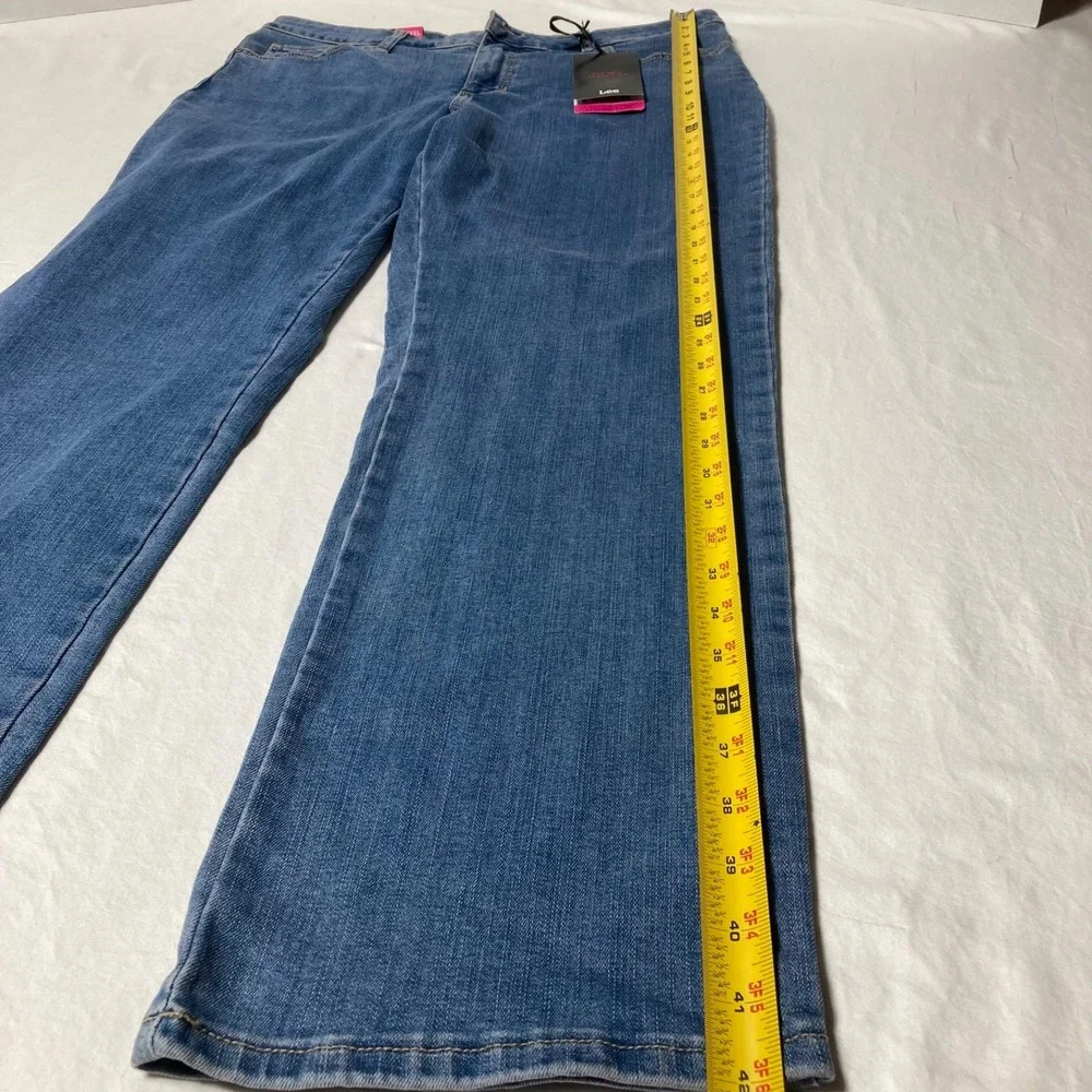New Lee Women's Jeans Just Below The Waist Stretch Straight‎ Leg Size 16M